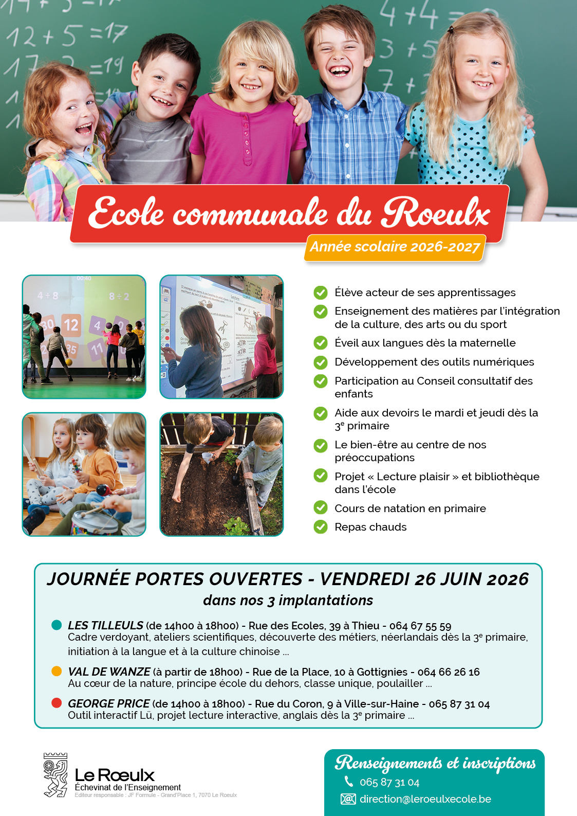 Rentree scolaire 2026