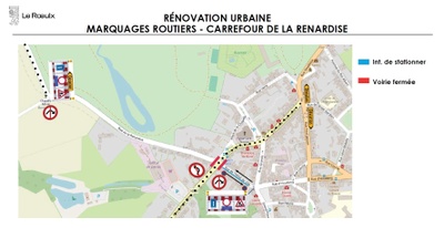 Infos travaux : fermeture ponctuelle des rues de la Renardise et de l’Hôtel de Ville - 25 juin 2026