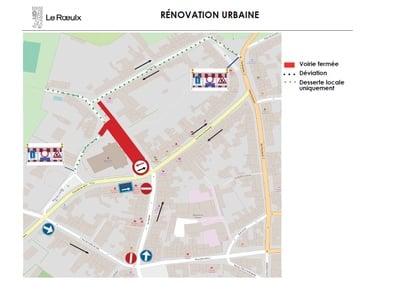 Infos travaux : réouverture de la chaussée de Mons à partir du 17 avril 2026